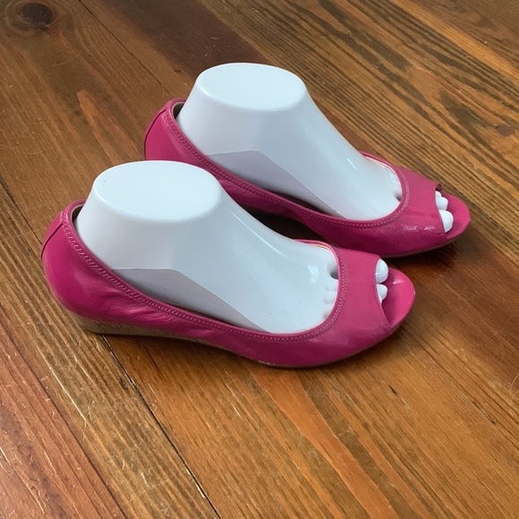 Cole Haan Pink Wedges - Picture 1 of 11